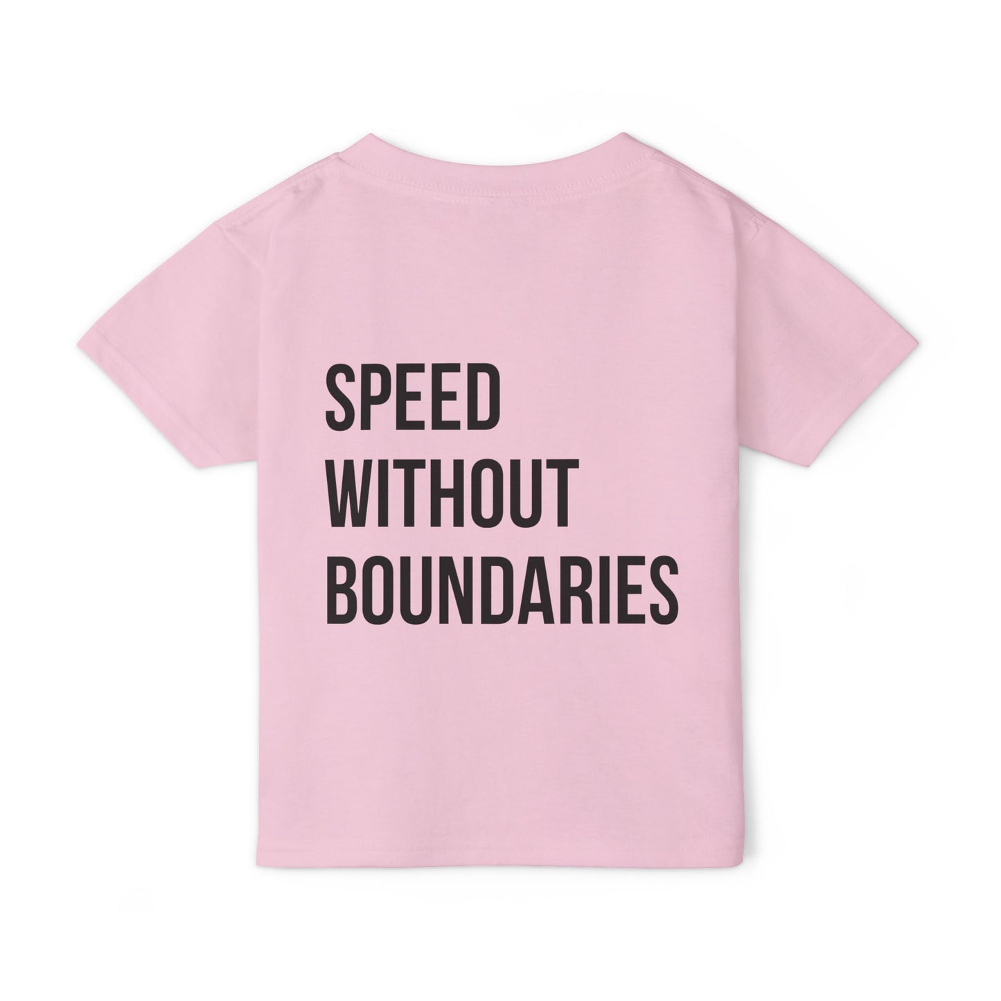 Pro Comfort Unisex Toddler T-Shirt - Speed Without Boundaries Design