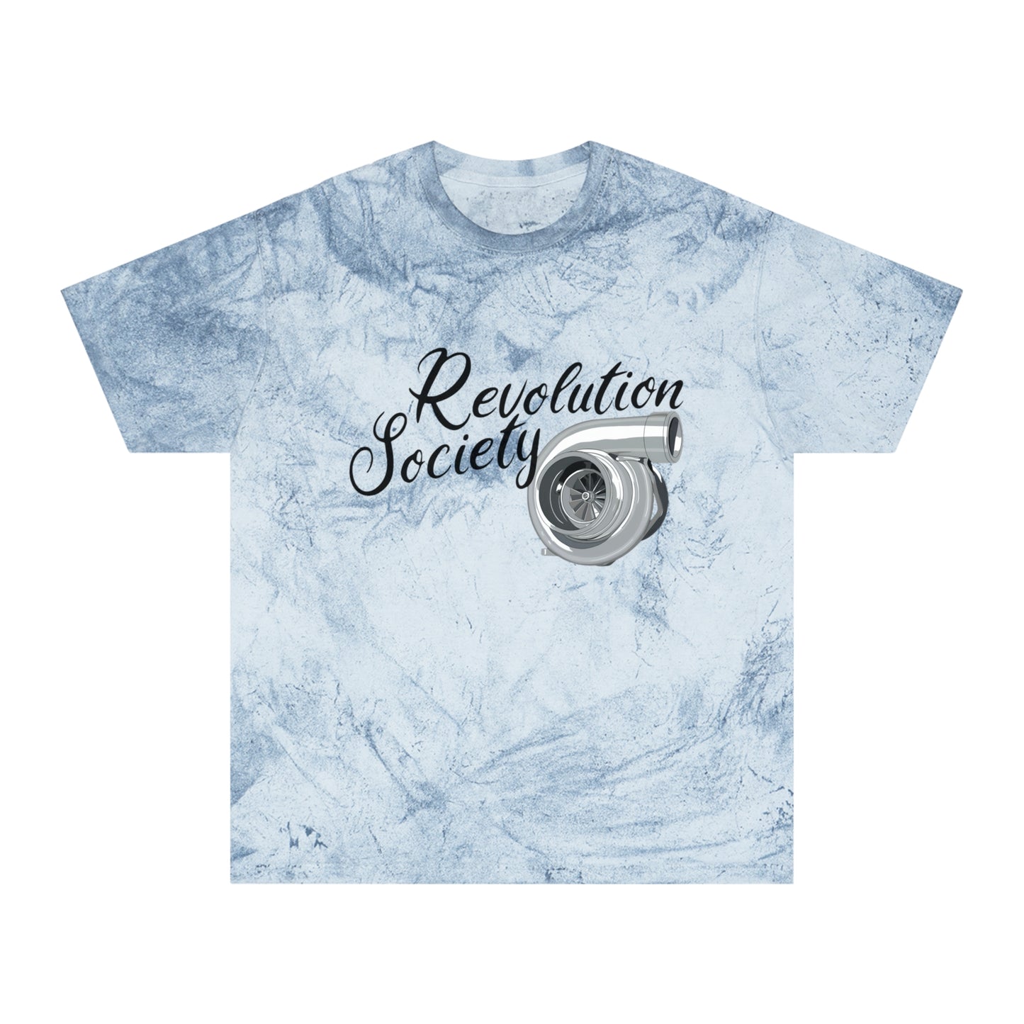 Color Blast Unisex Tee Shirt “Speed Without Boundaries Edition” by Revolution Society