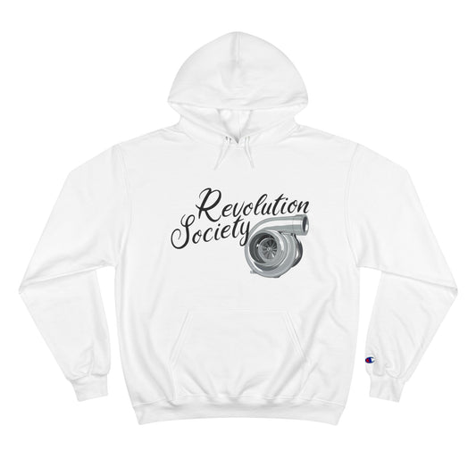 Champion Unisex Hoodie “Turbo Flight Edition” by Revolution Society