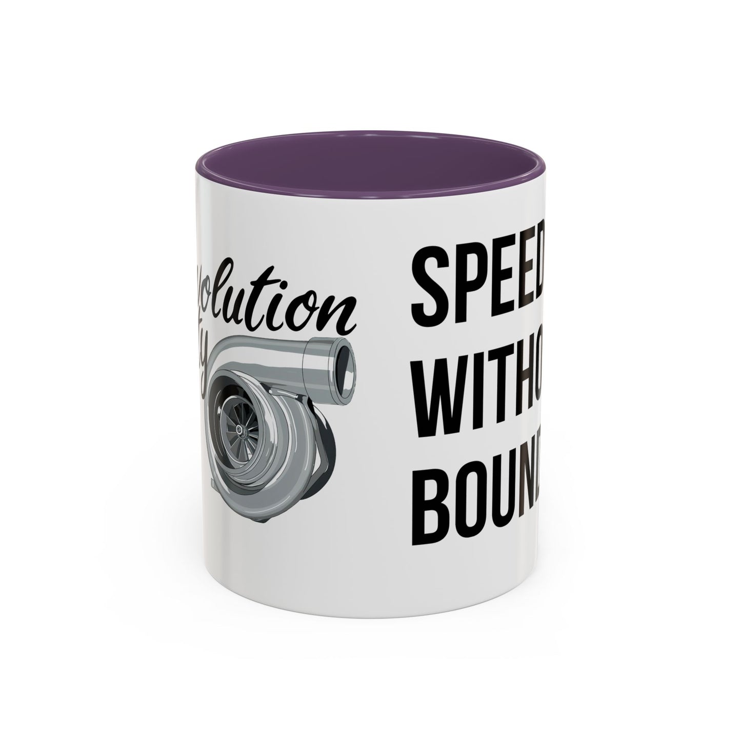 Coffee Mug Color Accent 11oz | 15oz  “Speed Without Boundaries”