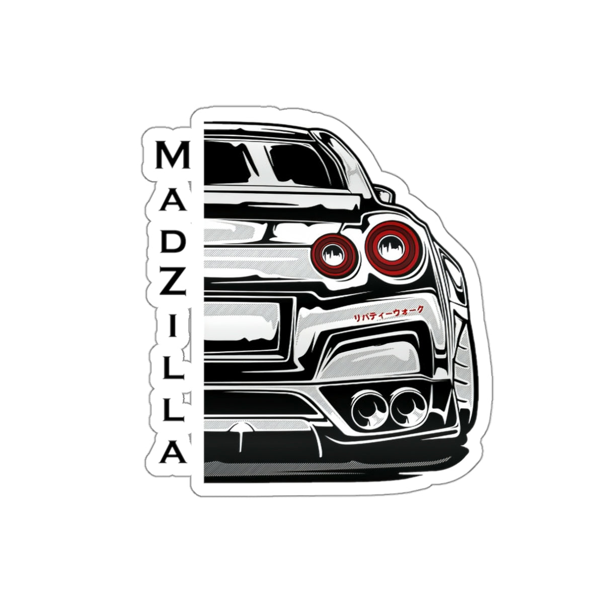 Car Bumper Sticker/Decal “Madzilla” Edition