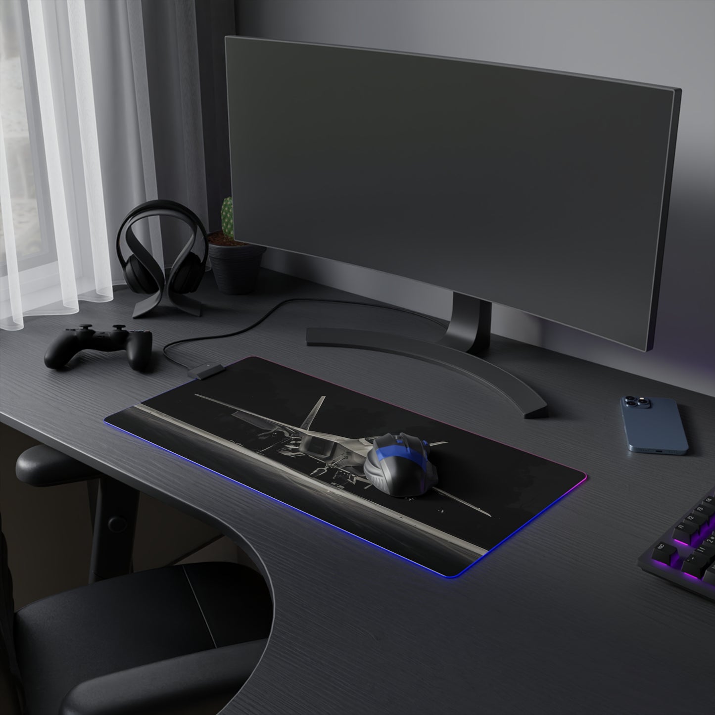 Gaming Mouse Pad RGB & LED Lighting  “Sonic Sky’s Edition” by Revolution Society