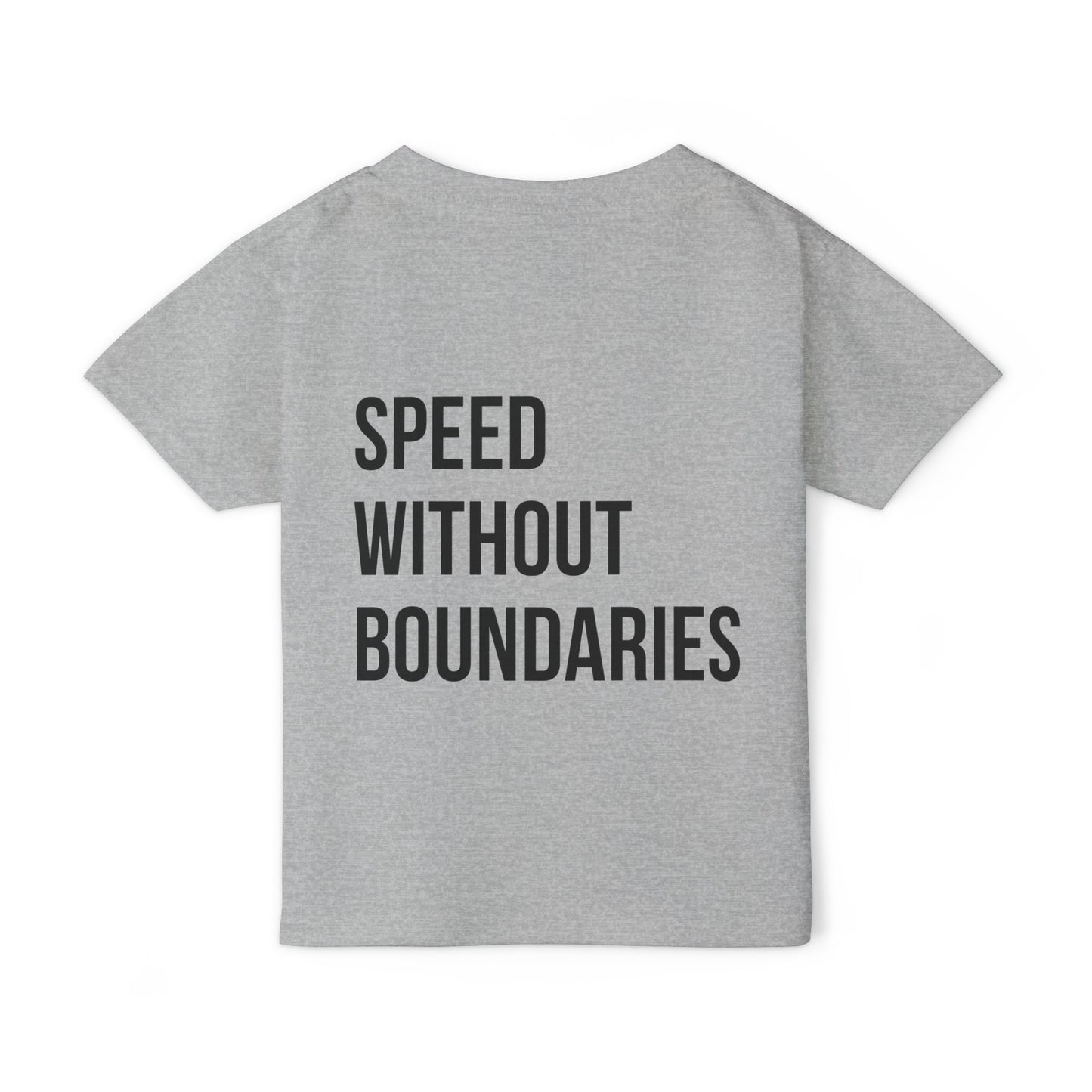 Pro Comfort Unisex Toddler T-Shirt - Speed Without Boundaries Design