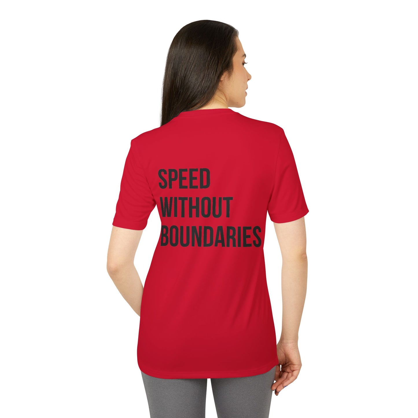 Adidas Unisex Sport Tee Shirt “Speed Without Boundaries Edition” by Revolution Society