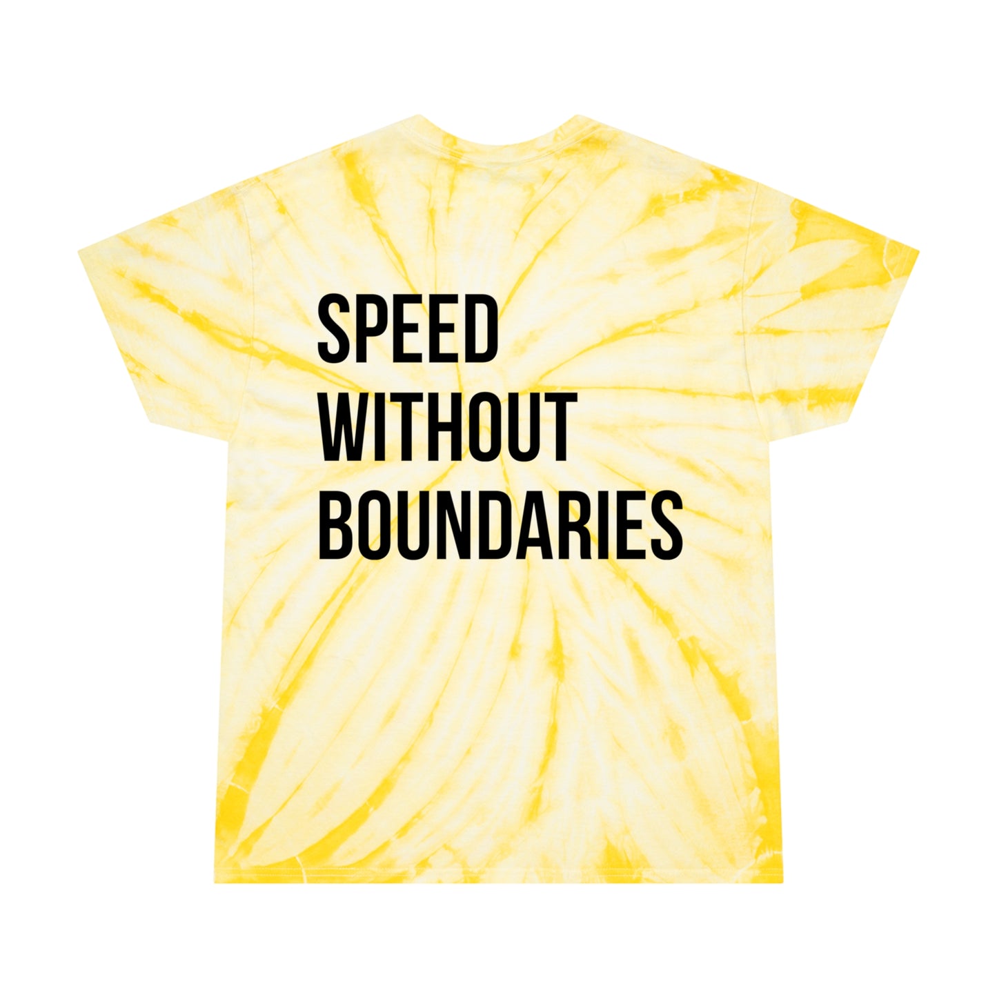 Color Blast Unisex Tee Shirt “Speed Without Boundaries Edition” by Revolution Society