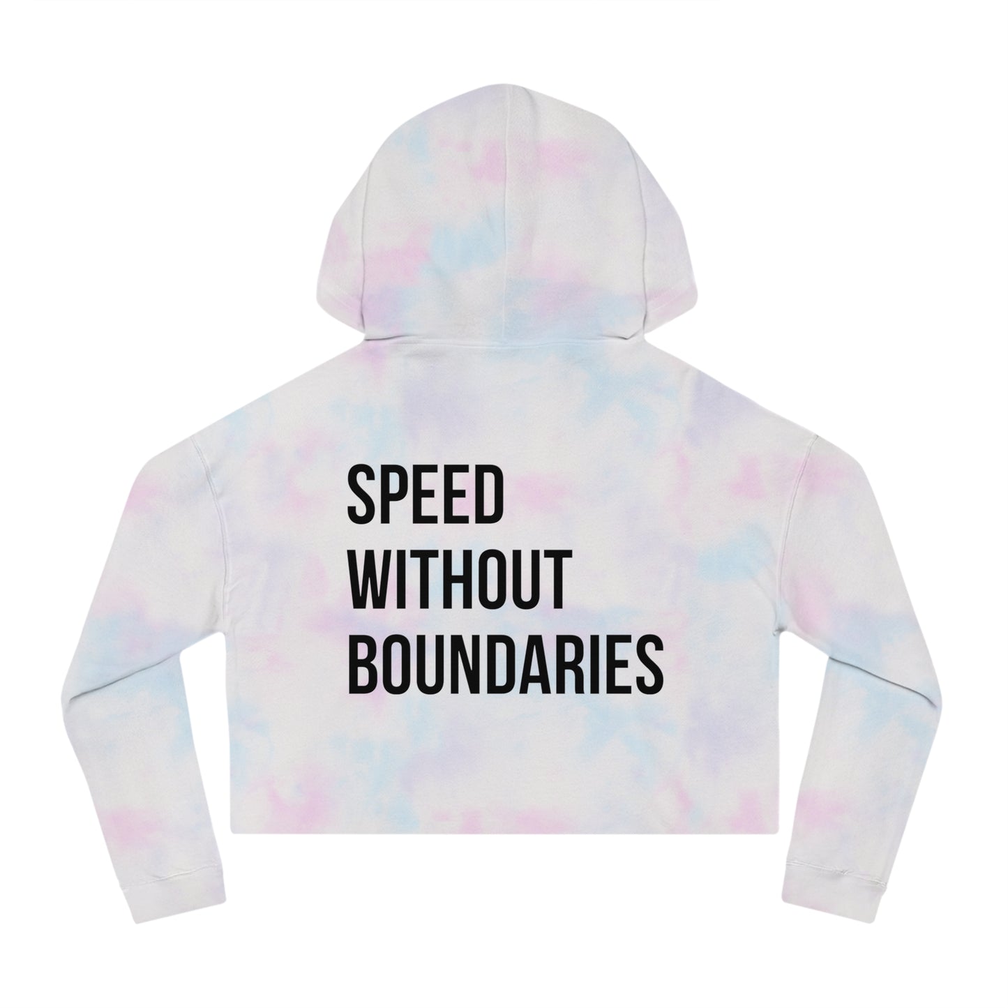 Champion Women’s Cropped Hooded Sweatshirt “Speed Without Boundaries Edition” by Revolution Society